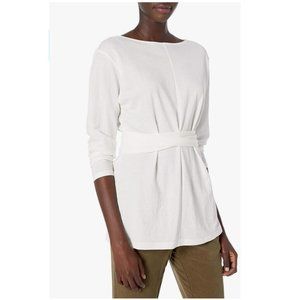 Kenneth Cole Women's The Timeless Tunic Convertible Sash Size Small Ivory